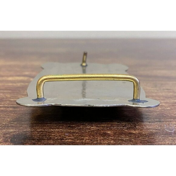 VTG Estate Southwestern Nickel Silver Toro Bull Brass Large Belt‎ Buckle! 36 - Picture 8 of 9